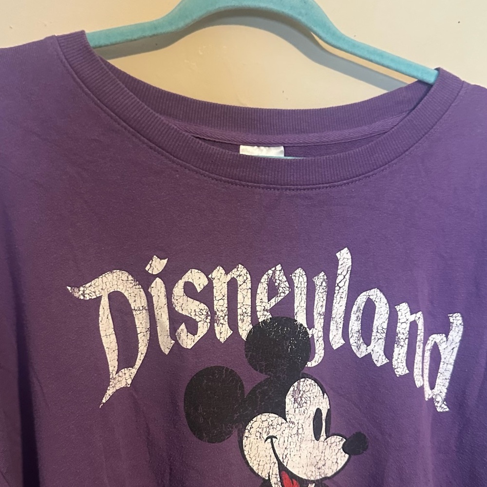 Disneyland 3x Purple Mickey Mouse Long-Sleeve Top - Picture 5 of 7